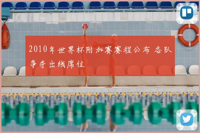2010年世界杯附加赛赛程公布 各队争夺出线席位