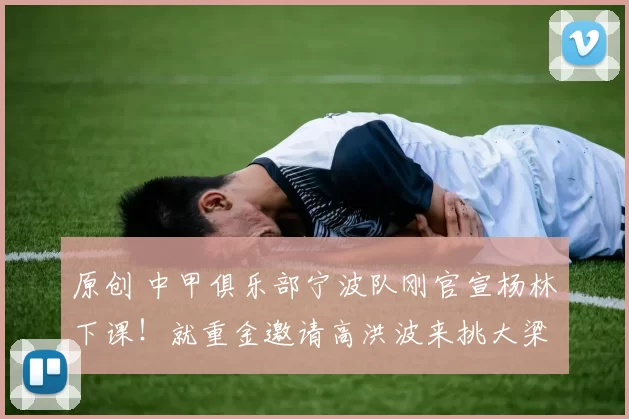 原创 中甲俱乐部宁波队刚官宣杨林下课!就重金邀请高洪波来挑大梁执教,值得期待